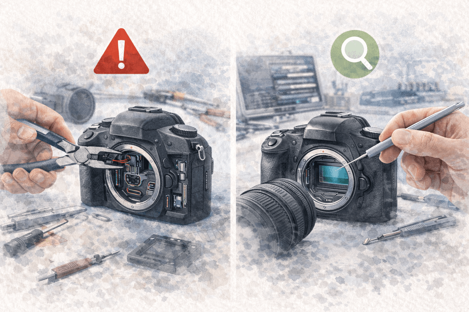 Reparación de cámaras profesionales en Quito